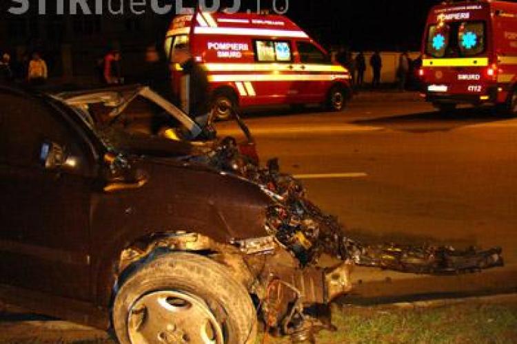 Un tanar baut, care a petrecut intr-un club din Cluj pana dupa miezul noptii, a produs un accident grav in Grigorescu 