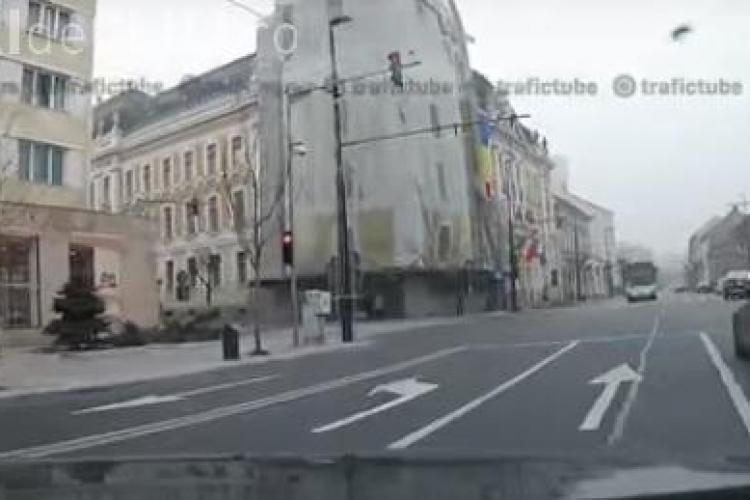 Dilema benzilor de pe strada Moților. Ce a pățit un șofer clujean - VIDEO