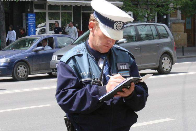 Cât de mult respectă clujenii regulile de circulație? Polițiștii au aplicat zeci de amenzi într-o singură zi