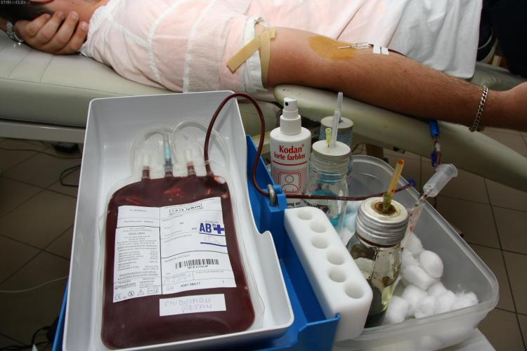 Cluj: Campanie de donare de sânge în 20 - 24 noiembrie