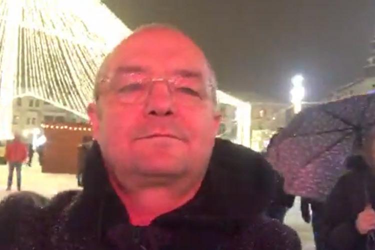 Emil Boc a ”descins” la Târgul de Crăciun și a făcut un gest de normalitate - LIVE VIDEO