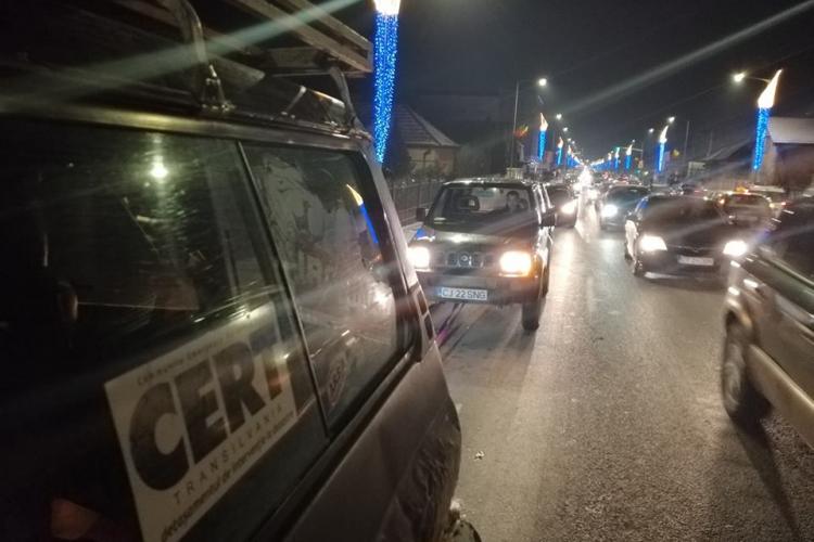 Un voluntar CERT Transilvania a declocat traficul în Florești - FOTO