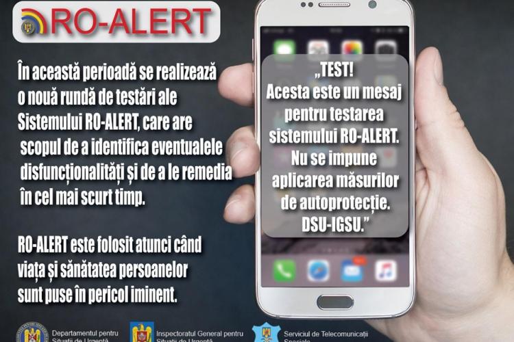 Erori în timpul transmiterii mesajelor de avertizare RO-ALERT! Ce anunță IGSU