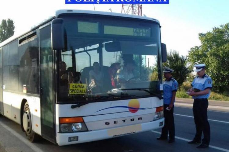 CLUJ: Razie de amploare la transportatorii de persoane sau de marfă