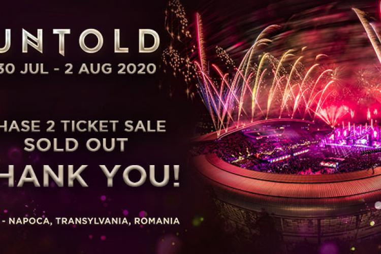 Valul 2 de abonamente pentru UNTOLD 2020 e SOLD OUT! S-au vândut peste 17.000 de bilete în câteva minute