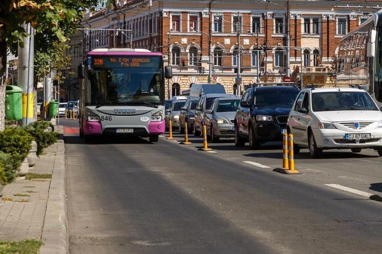 CTP Cluj: Trebuie respectată distanța de 50 de metri între mijloacele de transport din trafic