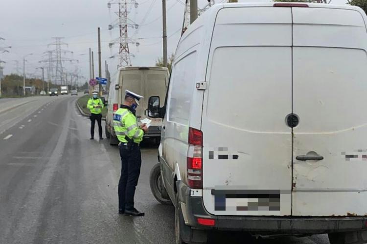 Razie în trafic la Cluj-Napoca! Au fost vizate mijloacele de transport persoane FOTO