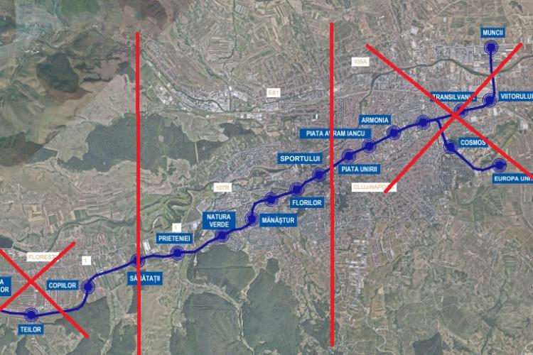 Metroul Clujului a intrat la apă! Boc spune că va fi făcut un metrou mai mic. Se face numai un troson 