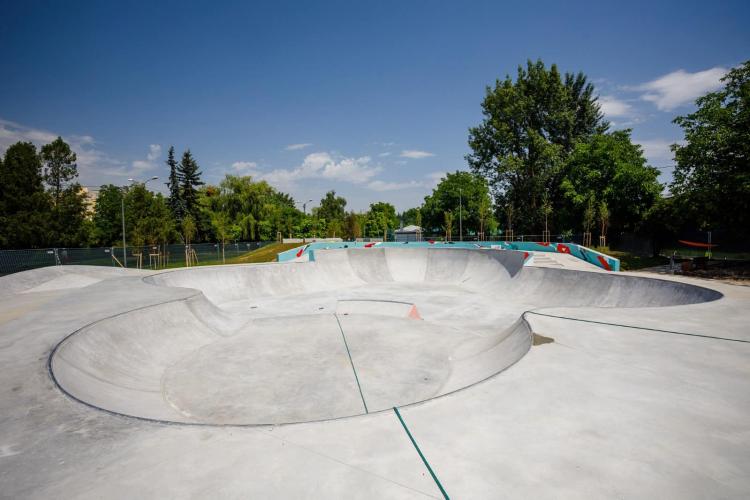 Skatepark Rozelor de nivel european, aproape de finalizare - FOTO