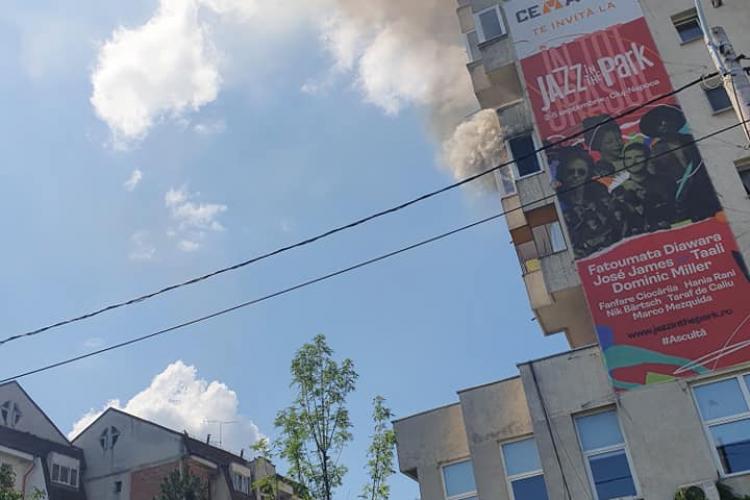 Canicula a declanșat incendiul în apartamentul din Zorilor, de pe strada Observatorului - VIDEO