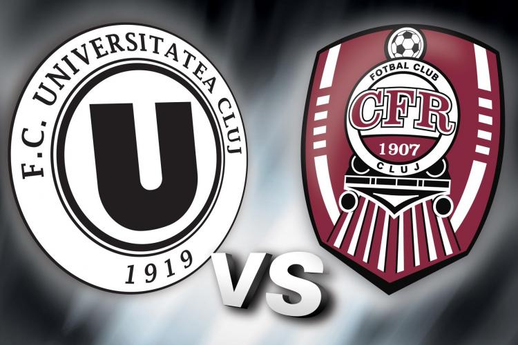 FC Hermannstadt întâlnește din nou U Cluj după meciul din Cupă câștigat de  ”Șepcile Roșii”