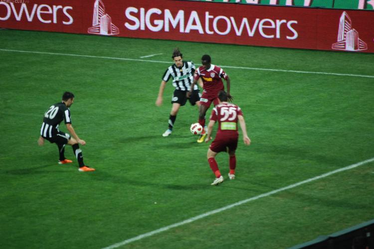 Gol din off-side inscris de CFR Cluj in meciul cu U Cluj! VEZI FOTO