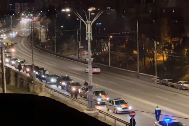 Protestatarii au ”ocupat” Clujul, miercuri seara, și i-au disperat pe oameni: Pot fi amendați contravențional - VIDEO