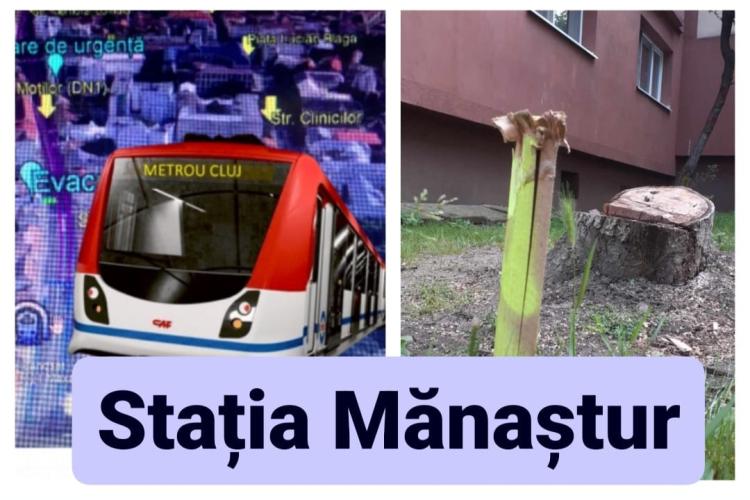 Stația de metrou din Mănăștur va fi la doar 2 m de un bloc șubred. Clujenii puși în pericol de proiectul fantasmagoric al lui Boc/Traseu ca în filmele SF