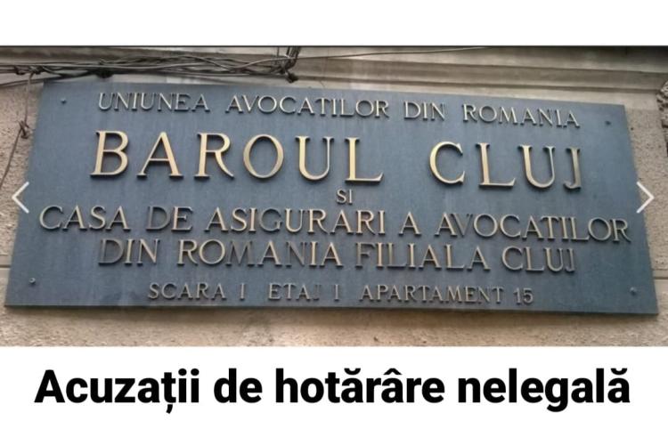 Revoltă printre avocații clujeni! Baroul Cluj, acuzat de hotărâre nelegală privind publicitatea avocaților/Un avocat cere anularea deciziei- EXCLUSIV