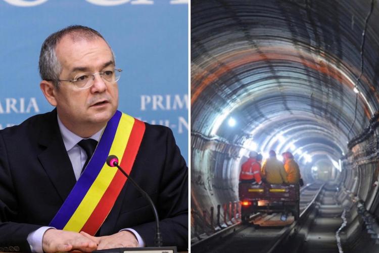 Alin Tișe, cadou pentru Emil Boc în pragul alegerilor: A fost semnată autorizația de construire pentru Metroul din Cluj