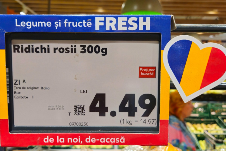 Cluj: ,,Anomalie” la un supermarket din Mănăștur! Legumele românești ,,de la noi, de-acasă” au venit chiar din Italia 