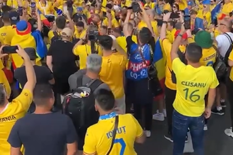 Zeci de mii de suporteri români, MAREA de tricouri galbene, se îndreaptă spre stadion pentru ,meciul România-Belgia- Imagini VIDEO SENZAȚIONALE