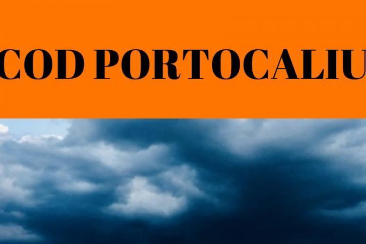 Avertizare RO-Alert în mai multe localități din Cluj! Se anunță cod portocaliu de vreme rea