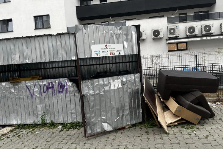 „Să vadă lumea ce fel de oameni există printre noi”. Scandal între vecini la Florești din cauza lucrurilor aruncate la gunoi/A fost sesizată și Poliția
