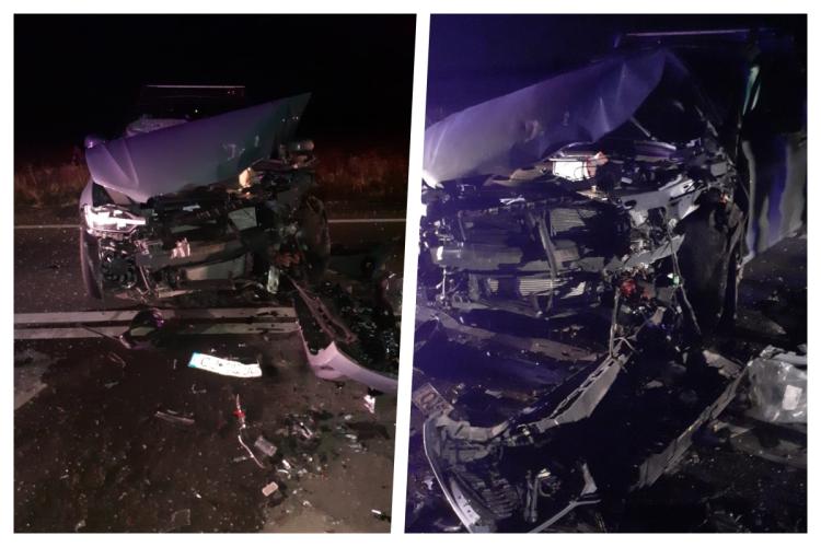 Grav accident în județul Cluj, între localitățile Moldovenești și Mihai Viteazu. Un tânăr de 19 ani a murit/Alte trei persoane transportate la spital VIDEO