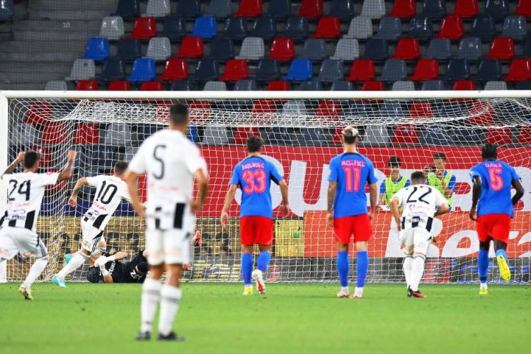 FCSB - U Cluj 1-1 .  Noua echipă a lui Ioan Ovidiu Sabău a reușit surpriza pe terenul campioanei