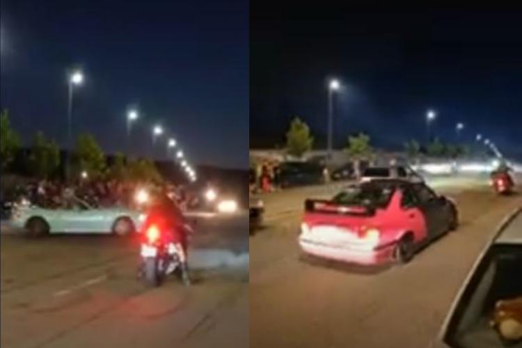 Motoare puternice și drifturi periculoase la 4benzi Cluj-Napoca! Nu uitați de siguranța spectatorilor! VIDEO