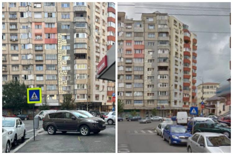 O zonă din Cluj arată la fel ca acum 10 ani! Fațadele blocurilor sunt tot îngrozitoare și mașinile stau tot pe trotuare: ,,E fain la Cluj, oraș de 5 stele