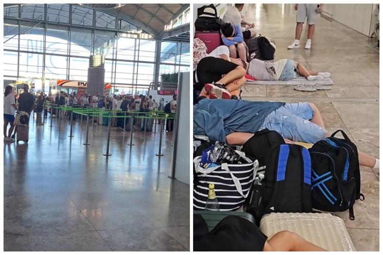 Zeci de români lăsați de izbeliște pe aeroportul din Alicante, după ce o cursă spre Cluj s-a anulat: ,,Cei de la WizzAir au spus să ne descurcăm noi