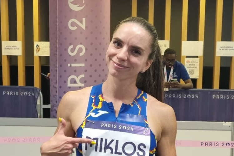 Clujeanca Andrea Miklos s-a calificat în semifinale, la Jocurile Olimpice de la Paris! A obținut cel mai bun timp din cariera sa la proba de 400 metri