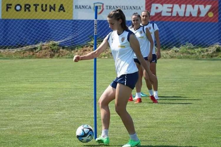 Clujeanca Simona Sigheartău a debutat la Echipa națională de fotbal feminin a României la doar 19 ani: ,,A fost o experiență frumoasă și emoționantă” 