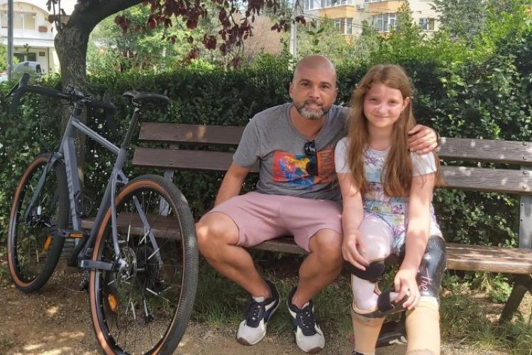Un cunoscut ciclist strânge fonduri pentru o elevă din Cluj-Napoca a cărei picioare vor fi amputate: „Voi străbate 432 km, de la Cluj la Iași”