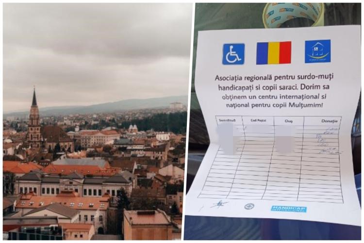 Atenție! Falșii surdo-muți s-au întors pe străzile Clujului. Mai mulți clujeni au picat deja în capcană: ,,Am fost mare prost și m-am lăsat păcalit”