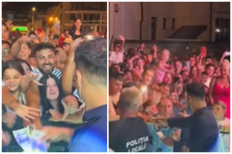 Jador, criticat aspru după un gest controversat la un concert din Ardeal! Celebrul manelist a filmat totul - VIDEO 