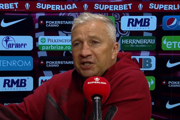 Dan Petrescu a răbufnit. Ce l-a deranjat pe antrenorul de la CFR Cluj: „Te rog frumos, pune-mi altă întrebare, dacă vrei să mai vorbesc”