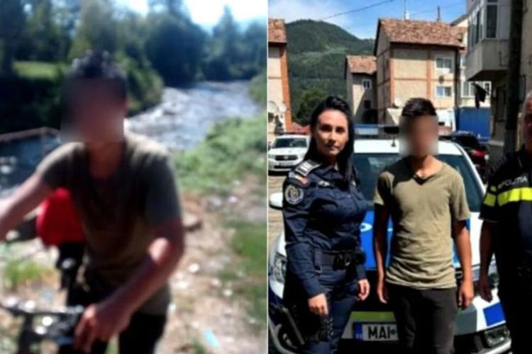 Motivul emoționant pentru care un băiat de 12 ani, dat dispărut în județul vecin, a vrut să parcurgă de unul singur 100 km pe bicicletă 