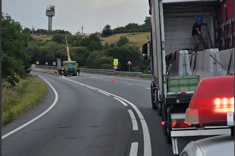 Restricții de circulație pe E 60 între Cluj și Oradea. Circulați cu prudență!