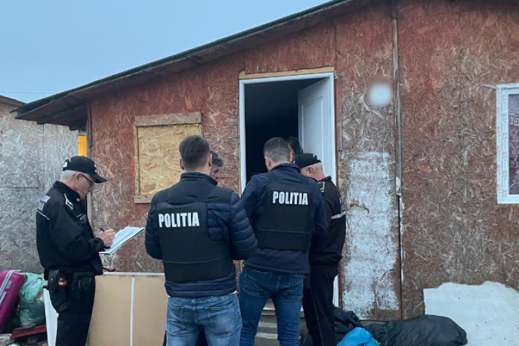 Razie cu jandarmi și polițiști pe Calea Dezmirului din Cluj! Au fost puse în aplicare 3 mandate de aducere - FOTO 