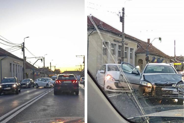 Accident pe strada Traian Vuia din Cluj-Napoca! A intervenit un echipaj SMURD/Traficul este afectat