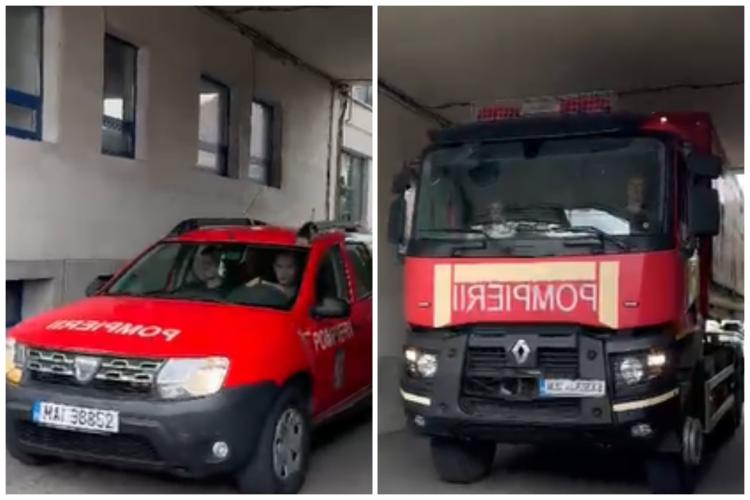 Sprijin pentru zonele afectate de inundații: Pompierii clujeni intervin în județul Vaslui - VIDEO 