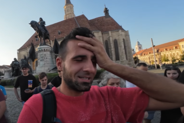 Cel mai popular vlogger de călătorii din România, impresionat de Cluj-Napoca! Ce l-a șocat la ,,New York-ul din Ardeal” - VIDEO