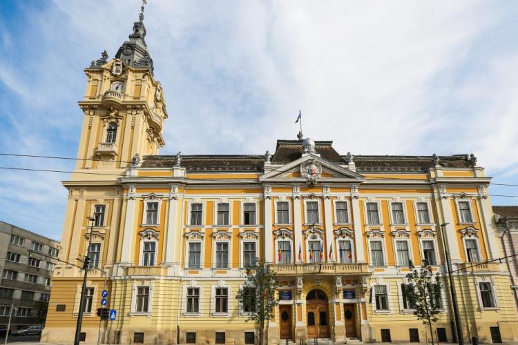 FOTO. Amintiri din vechiul Cluj. Cum ar fi arătat astăzi Primăria dacă clădirea se reconstruia după planurile din 1900: „Reflecta statutul orașului”