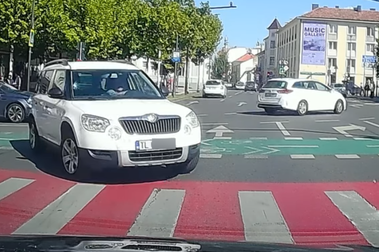 Un șofer din Tulcea era să o comită în traficul din Cluj. A fost la un pas să intre pe contrasens: ,,S-ar fi tot dus pe Babeș în sus” - VIDEO