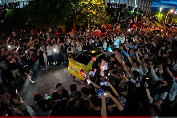 Spectacol auto la Cluj-Napoca: Mașini Clasice și Supercar-uri lângă Cluj Arena FOTO VIDEO 