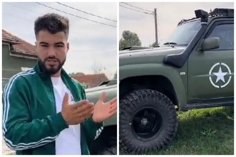 Iancu Sterp, cunoscut cântareț și influencer, îți dă mașina, un Jeep de 18.000 de euro, pentru 200 de lei. Ce condiții trebuie să îndeplinești?