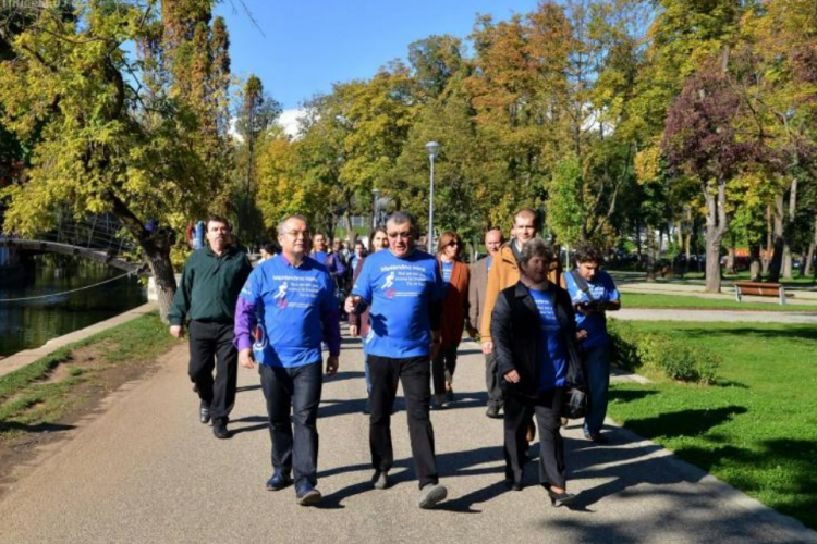 Noi trasee ale „Promenadei inimilor”, inaugurate pe malul Someșului. Clujenii invitați în weekend la mișcare în aer liber pentru sănătatea inimii