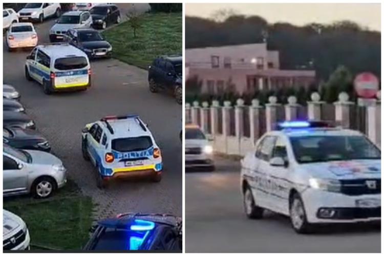 Acțiune de amploare în Cluj! Zeci de polițiști, jandarmi și specialiști au ieșit în forță pe străzi - VIDEO