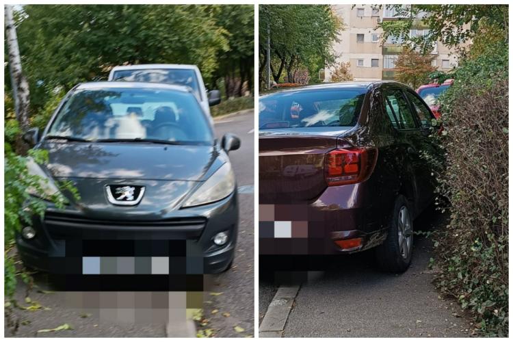 Mămicile cu cărucioare cu copii nu mai au loc pe trotuarele din Cluj! Șoferii nepăsători răspund ironic: „O să facem autostrăzi pentru cărucioare!”