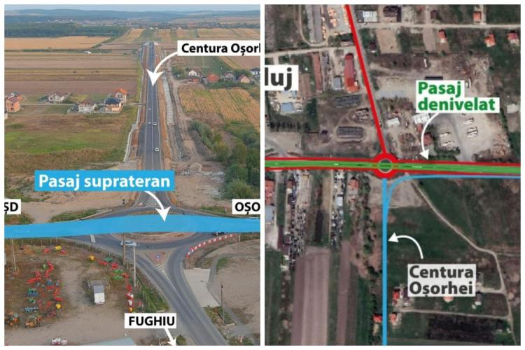 Bihor, o lume paralelă cu Clujul: După ce a făcut centura Oșorhei, Bolojan îi face și un pasaj peste sensul giratoriu, să circulăm mai repede Cluj-Oradea