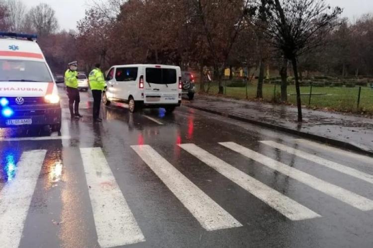 Cluj: Femeie din Turda, lovită pe trecerea de pietoni. A fost transportată de urgență la spital 